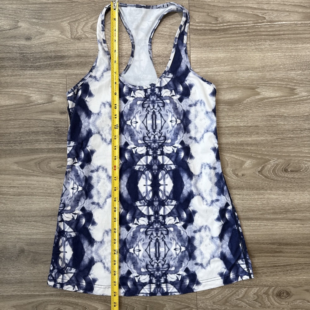 Lululemon Tank Womens 8 Multi Tie Dye‎ Racerback Yoga Athletic Workout Top - Picture 3 of 6
